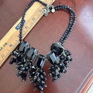 Talbots Black Necklace